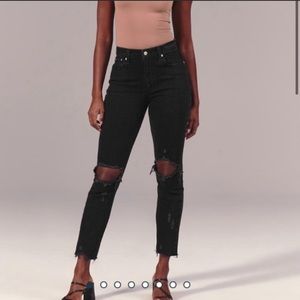 Abercrombie & Fitch mom jeans